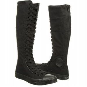 Converse knee high boots